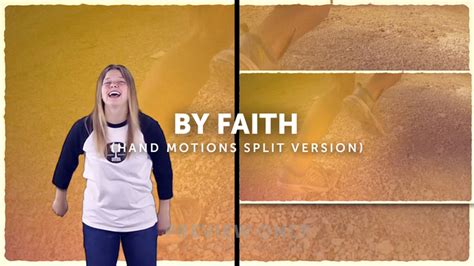 By Faith Hand Motions Split Version Lyric Media Lyric Video Seeds