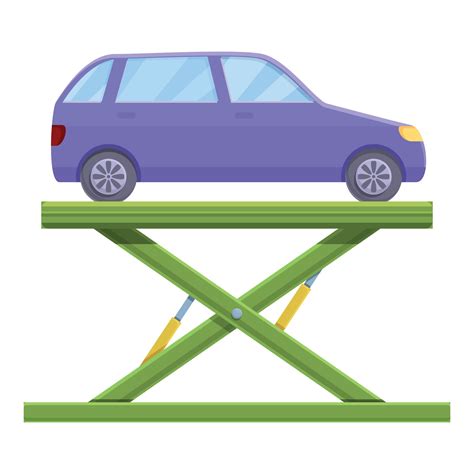 Hydraulic Lift Icon Cartoon Style 14381769 Vector Art At Vecteezy
