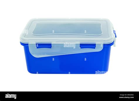 Plastic container for eating. Isolated on white background Stock Photo ...