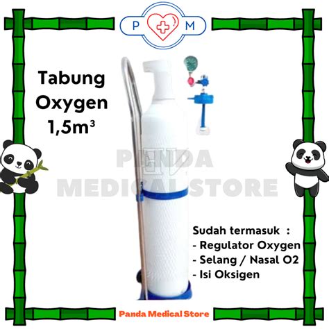 Jual Tabung Oksigen Oxygen O2 1 5m Lengkap Sudah Isi Tabung