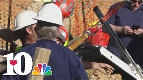 Kfd Both Men Rescued After Being Trapped In Trench Youtube