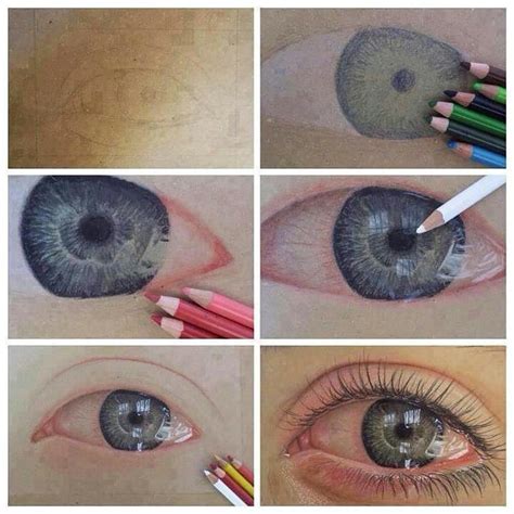 Colored Pencil Eye Drawing Tutorial Pencildrawing2019