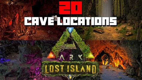 Ark Lost Island 20 Caves Base Locations For Pvp And Pve New Coords