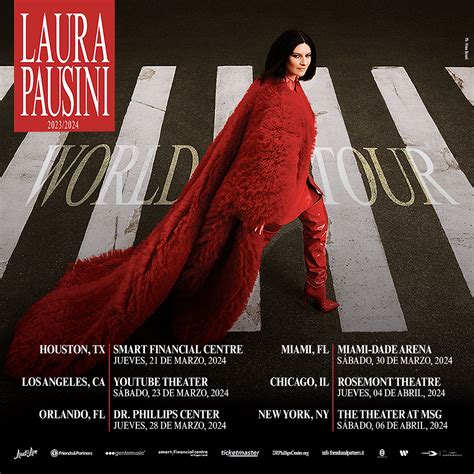 LAURA PAUSINI REGRESA A LOS ESCENARIOS DE ESTADOS UNIDOS EN SU NUEVA