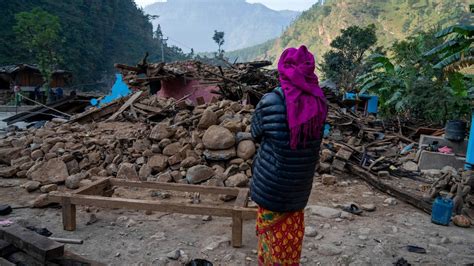 Aid Trickles In As Survivors Salvage Belongings From Rubble In Nepal