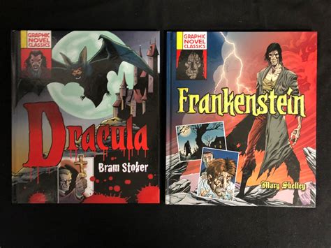 GRAPHIC NOVEL CLASSICS LOT (DRACULA/ FRANKENSTEIN)