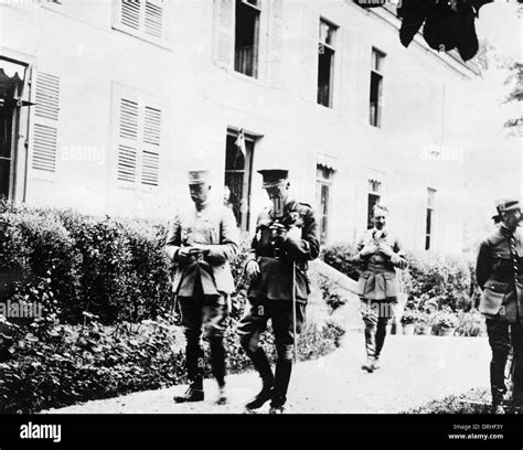 General Fayolle And General Rawlinson France Ww1 Stock Photo Alamy