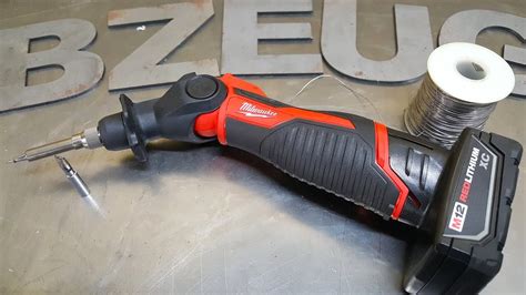 Milwaukee M12 Cordless Soldering Iron Tool Review Youtube