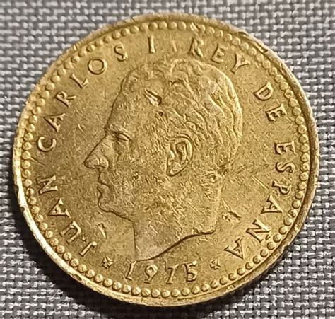 Moneda Peseta A O Esrella Espa A Rey Juan Carlos I