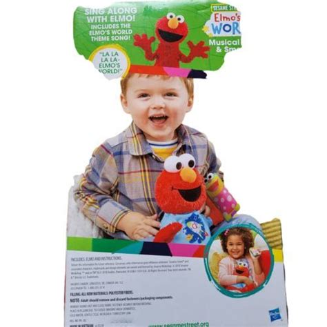 Sesame Street Elmo's World Musical ELMO & Friend Smartie Plush Toy Kids 18M NEW | #4561664184