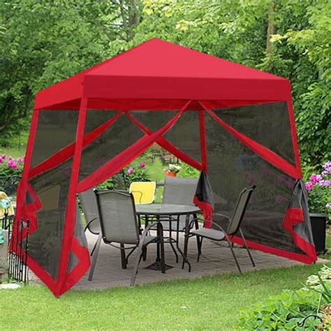 Eagle Peak Ft X Ft Slant Leg Pop Up Gazebo Tent With Mosquito