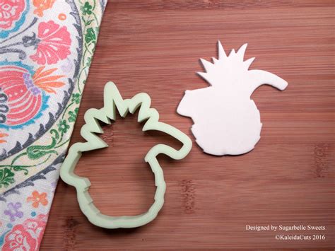 Pineapple Drink Cookie Cutter Summer Cookie Cutter Unique