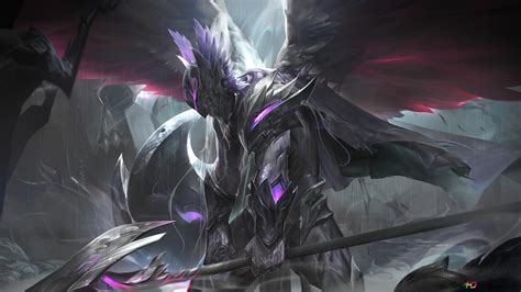 Ashen Knight Pantheon League Of Legends 8k Wallpaper Download