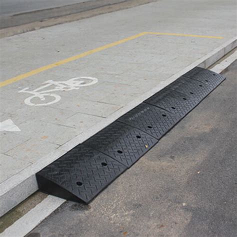 Pcs Kerb Ramp Curb Ramp Heavy Duty Driveway Threshold Ramps Rubber