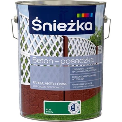 Śnieżka Beton Posadzka ZIELONY B05 5L farba do betonu