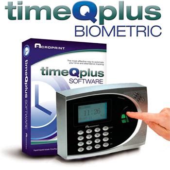 Acroprint Timeqplus V Biometric Fingerprint Time And Attendance System