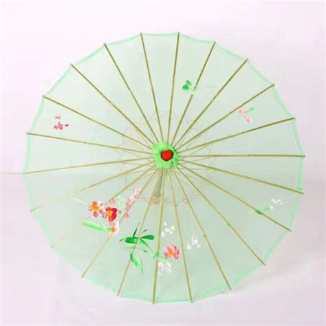 Heng Yun Bamboo Transparent Silk Dance Parasol