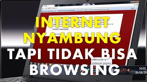 Internet Nyambung Tapi Tidak Bisa Browsing Cek Bagian Ini Youtube