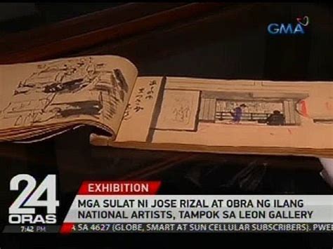 Mga Sulat Ni Jose Rizal At Obra Ng Ilang National Artists Tampok Sa