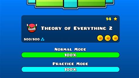 Therory Of Everything By Robtop Demon All Coins M Vile