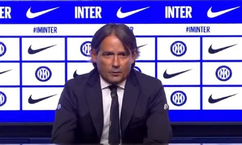 Conferenza Stampa Inzaghi Pre Inter Lazio Quando Parla Il Tecnico Per