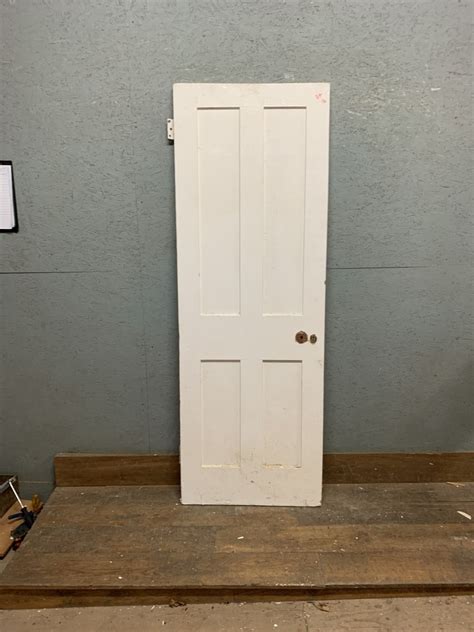 Painted White 4 Panel Door - Authentic Reclamation