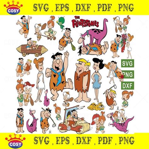 Flintstones Svg Bundle, The Flintstones Svg Bundle, Flintstones Svg ...