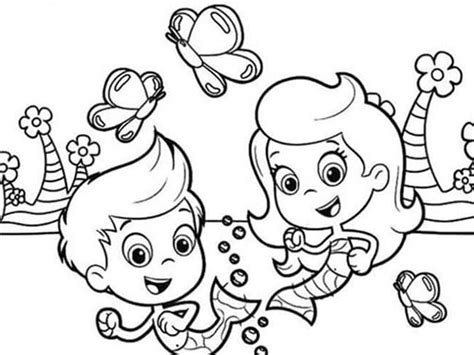 Desenhos Dos Bubble Guppies Para Imprimir E Colorir Pintar