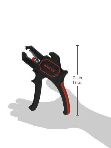 Knipex 1262180 Self Adjusting Insulation Strippers Awg 10 24 7 25 Inch