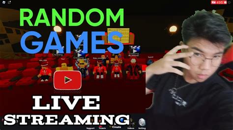 Live Ayo Open Mabar Bareng Roblox Random Game Youtube