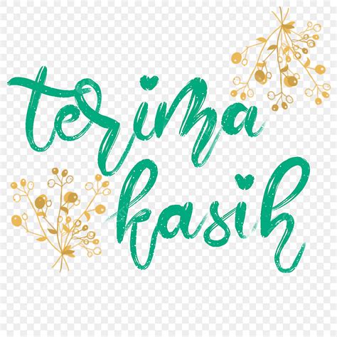 Terima Kasih Hd Transparent Terima Kasih Hand Lettering Terimaksih