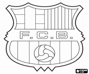 Kleurplaten Fc Barcelona Logo Kleurplaat