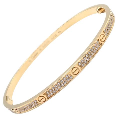 Cartier Love Yellow Gold Bangle Bracelet At 1stdibs