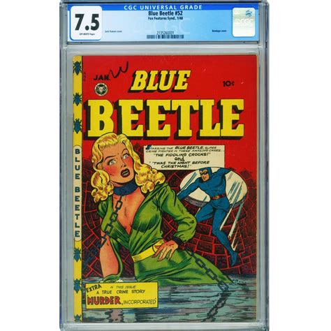 Jack Kamen Fox Feature Syndicate Vintage Blue Beetle 52 Available For