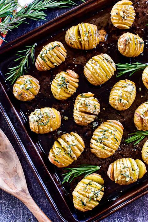 Garlic Herb Hasselback Potatoes Lemon Tree Dwelling