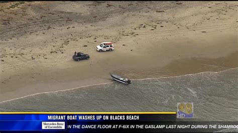 Migrant Boat Washes Up On Blacks Beach Cbs News 8 San Diego Ca