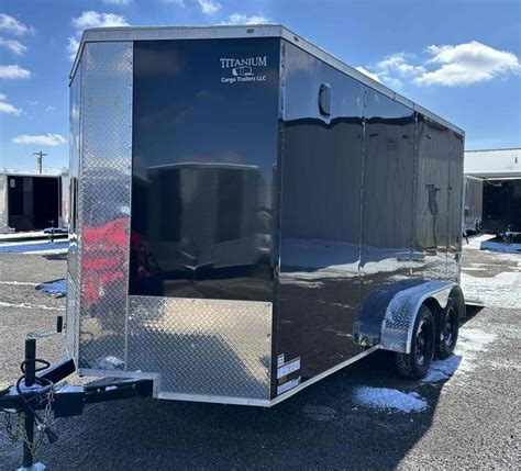 2024 Titanium 8 5x16 7 Int Ht 080 PolyCore Ext Enclosed Trailer Car