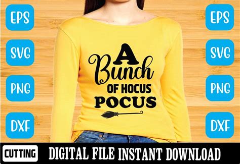 A Bunch Of Hocus Pocus Svg Afbeelding Door Craftart528 · Creative Fabrica