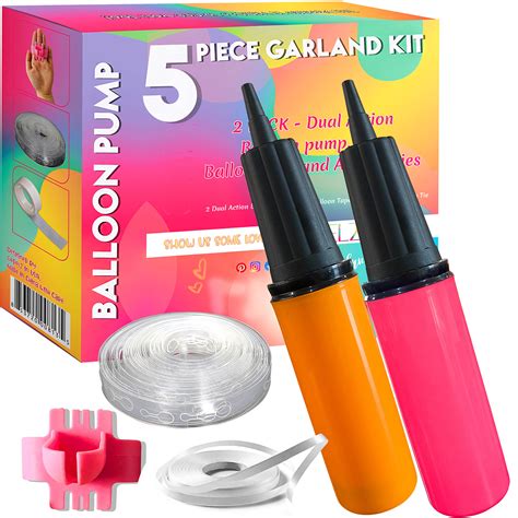 Buy Balloon Pump Hand Pump Balloon Inflator And Balloon Kit 2 Hand Air