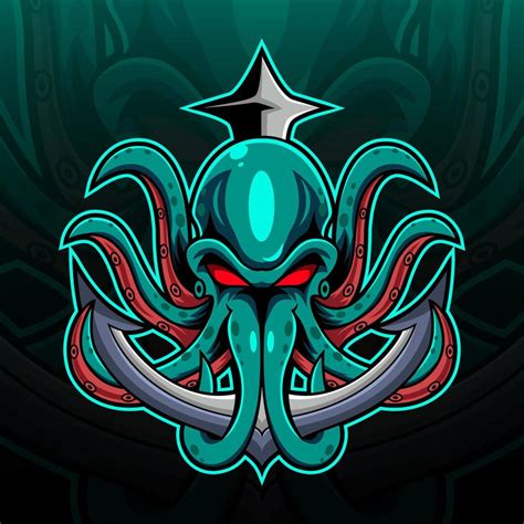 Kraken Octopus Esport Mascot Logo Design 11061367 Vector Art At Vecteezy