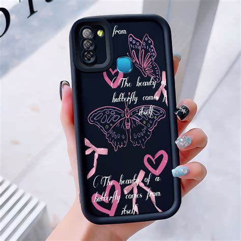 เคสสำหรบ Infinix Smart 5 Hot 10 Lite Smart 6 Ram 3 เคสโทรศพทผเสอรปหวใจสามสซลโคนกน