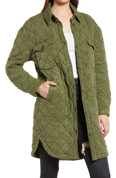 Blanknyc Long Quilted Shacket On Fleek Editorialist