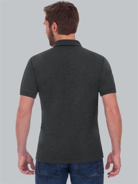 Poloshirt DELUXE Piqué anthrazit melange XL TRIGEMA