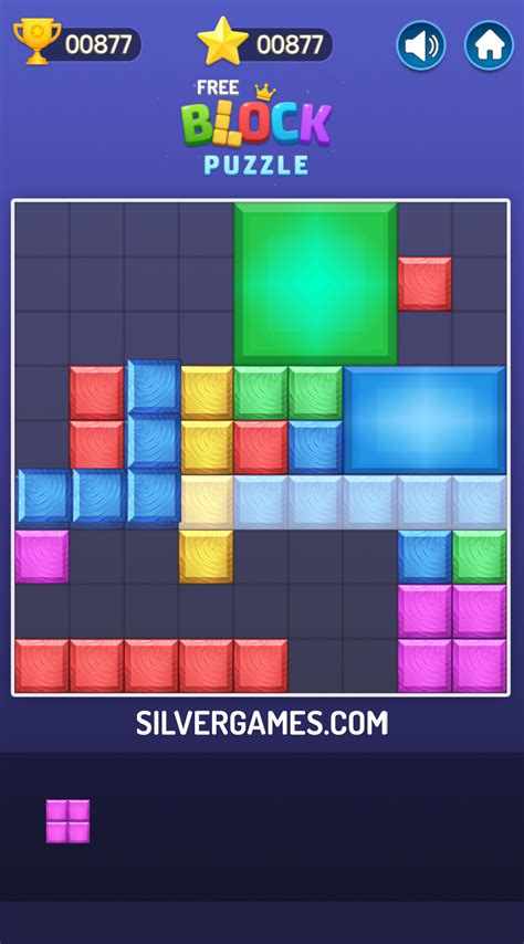 Free Block Puzzle Play Online On Silvergames 🕹️