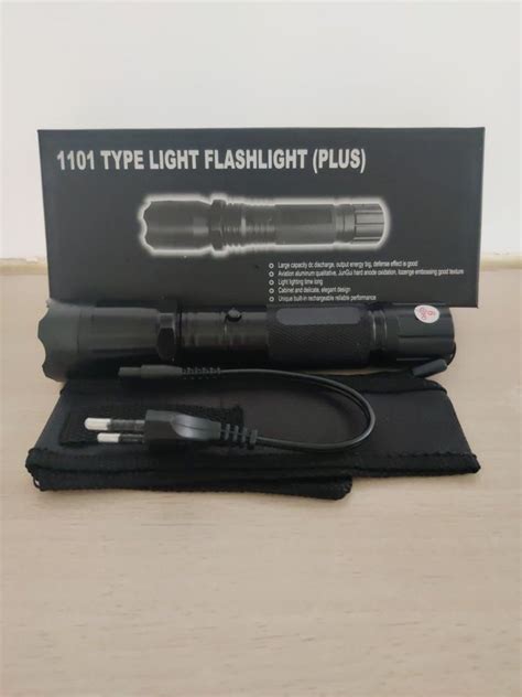 Aluminum LED 6w Flashlight Torch 1101 Battery Type Lithium Ion White