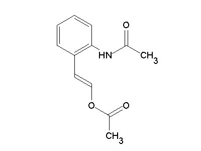 E Acetylamino Phenyl Ethenyl Acetate C H No Density