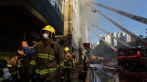 At Least Fourteen Reported Injured After Major Fire Hits Hong Kong