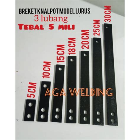 Jual Breket Knalpot Breket Penahan Rem Tromol Model Lurus Lubang