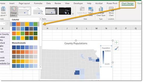 Excel Create Stunning Map Charts With Geography Data Types Office Bytes