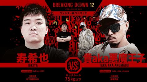 Breaking Down12（ブレイキングダウン12）結果・速報・対戦カード・大会情報 格闘技 Abema Times アベマタイムズ